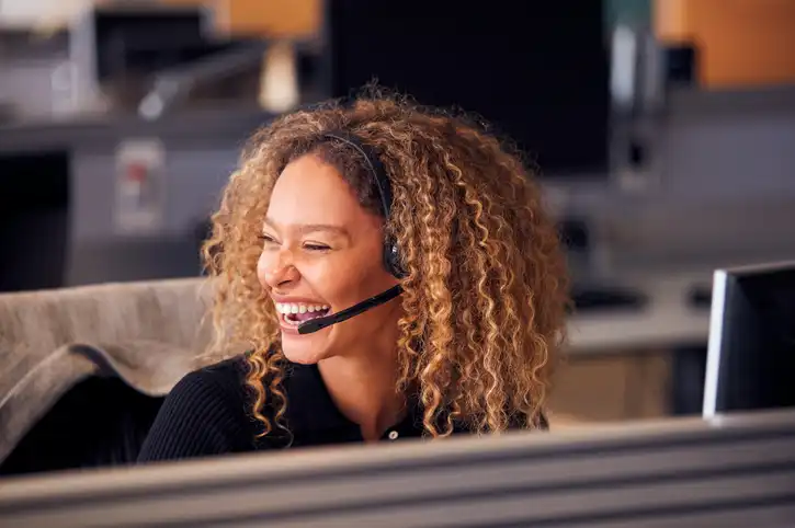 a customer support representative